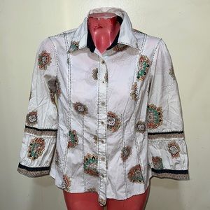 🏖️3/$12 EUC Anthropologie - Taikonku top shirt blouse